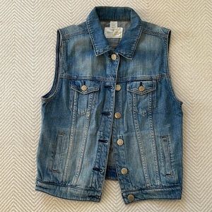 J crew Jean Vest